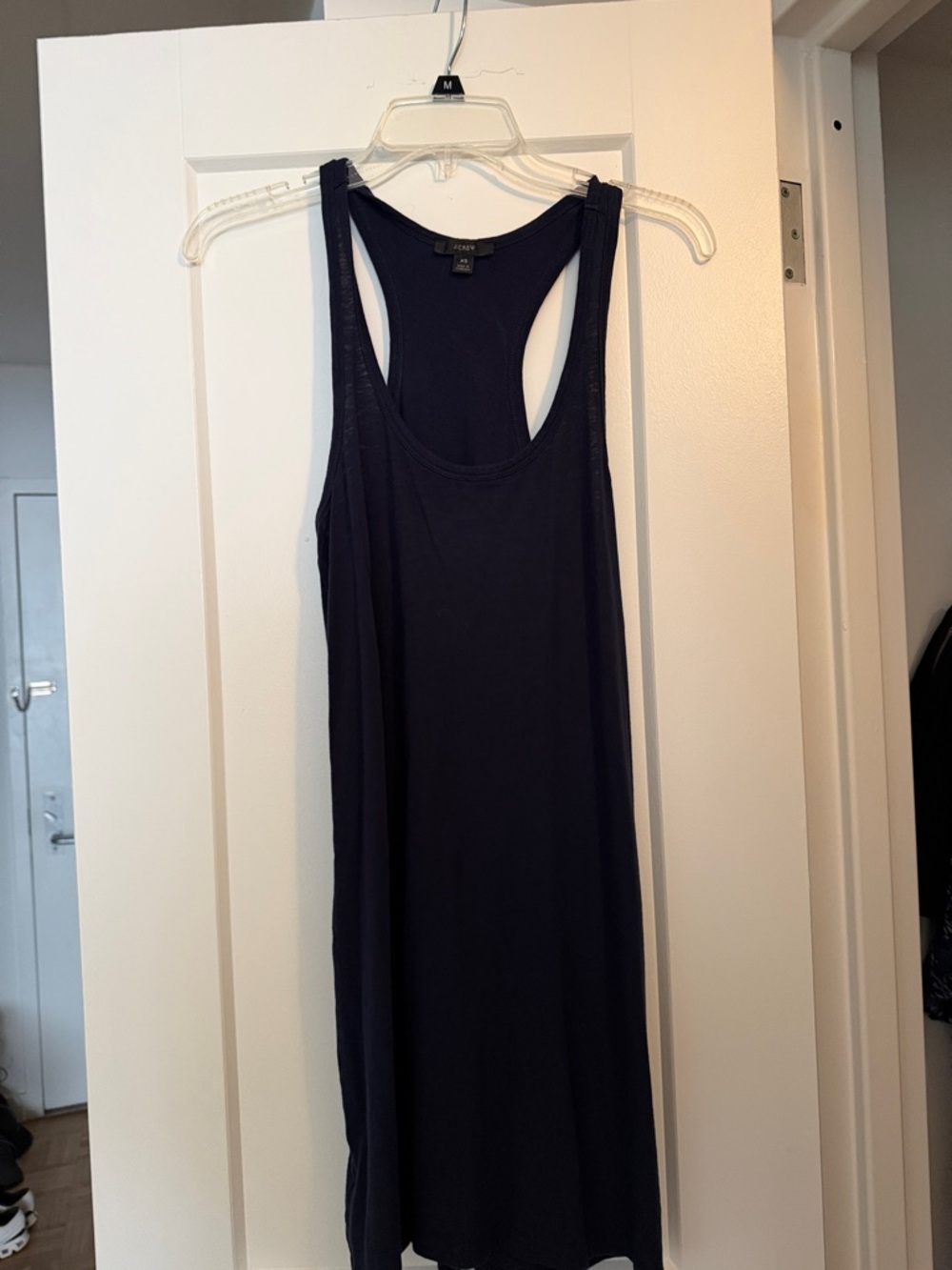 J.Crew Women's Racerback Tank Dress - Navy